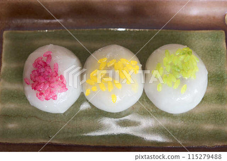 三色團子的特寫 三色團子的特寫 115279488