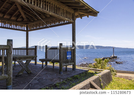 View from the gazebo at Sezumezaki Observatory [Minamishimabara City, Nagasaki Prefecture] 115280673