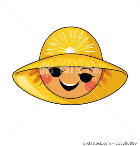 Playful sun hat, perfect summer party prop Playful sun hat, perfect summer party prop 115280889