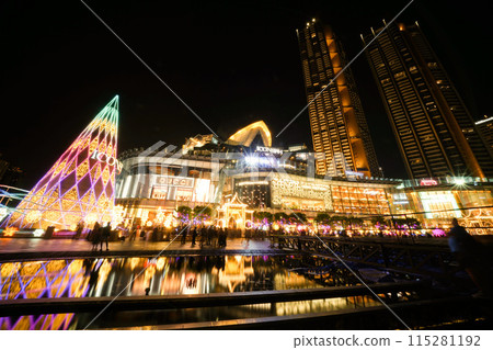 bangkok, night, christmas 115281192