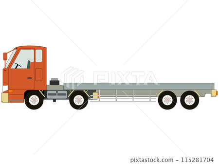 "Orange truck" no container 115281704