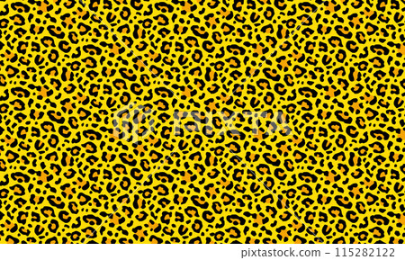 Yellow leopard print. A flashy and gorgeous background material. Yellow leopard print. A flashy and gorgeous background material. 115282122