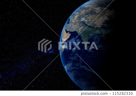 Realistic Earth illustration Realistic Earth illustration 115282310
