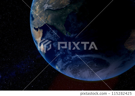 Realistic Earth illustration 115282425