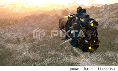 Cyberman on a spaceship Cyberman on a spaceship 115282493