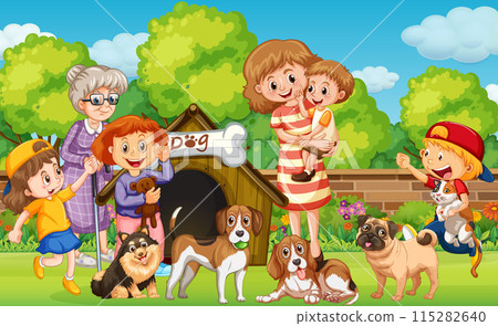 Family Fun in the Backyard 115282640