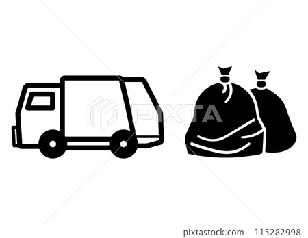垃圾車圖標 115282998