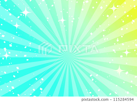 清爽淺藍黃漸層濃線背景 清爽淺藍黃漸層濃線背景 115284594