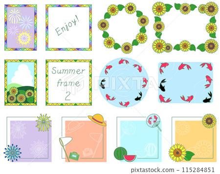 Cute midsummer various mini frame set 115284851