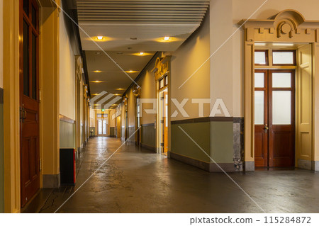 The retro interior of Osaka City Central Public Hall 115284872