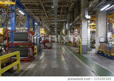 Automotive production plant with machines and technological equipment Automotive production plant with machines and technological equipment 115285105