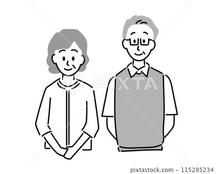 Senior simple character Senior simple character 115285234