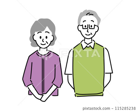 Senior simple character Senior simple character 115285238