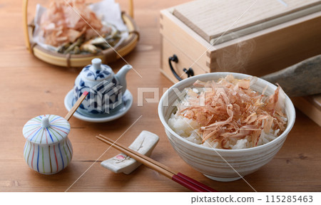Nekomanma (rice with bonito flakes) Nekomanma (rice with bonito flakes) 115285463
