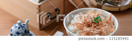 Nekomanma (rice with bonito flakes) Nekomanma (rice with bonito flakes) 115285491