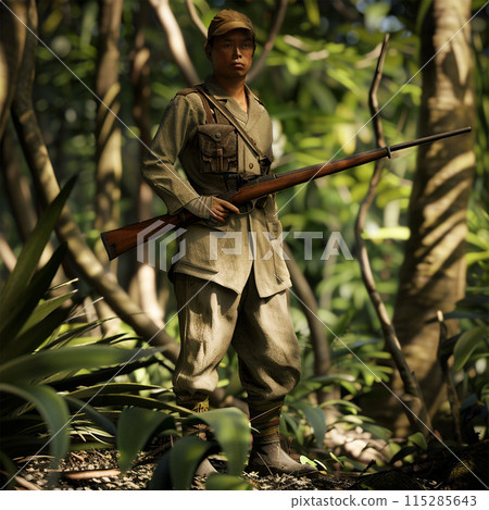 Image of Japanese soldier - No2-1 115285643