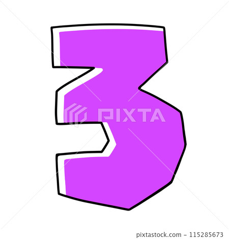 A simple, loosely-formed version of the hiragana character "ro" in a solid color 115285673
