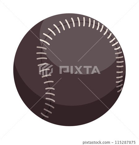 Baseball ball. Realistic sport ball vector illustration isolated on transparent background Baseball ball. Realistic sport ball vector illustration isolated on transparent background 115287875