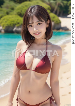 游泳衣的一個少婦 游泳衣的一個少婦 115288012