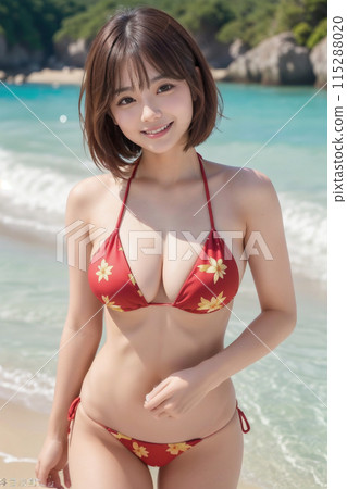 游泳衣的一個少婦 游泳衣的一個少婦 115288020