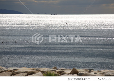 瀨戶內海波光粼粼 瀨戶內海波光粼粼 115288290
