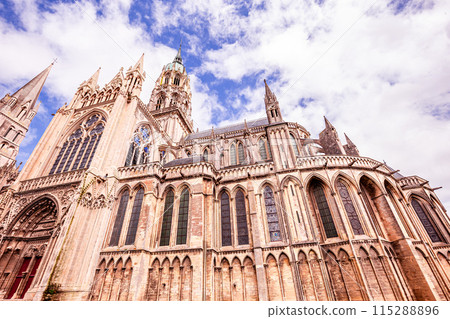 Cathedral of our Lady, Bayeux, normandy, France 115288896