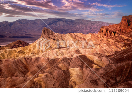 Zabriskie point, death valley, california, usa Zabriskie point, death valley, california, usa 115289004