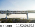 The Great Seto Bridge spanning inland 115289858
