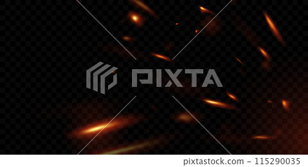 sparkle background virtual flame design vector illustration 115290035