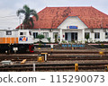 railway station with train 115290073