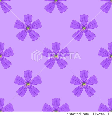 seamless pattern with purple flowers seamless pattern with purple flowers 115290201
