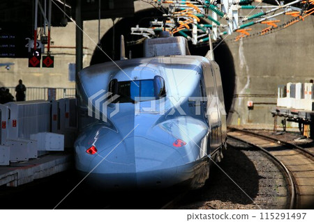 Rushing through Shin-Kobe Station on the Sanyo Shinkansen... [N700 Series A] 115291497