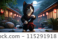 samurai, cat, warrior 115291918