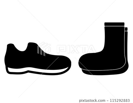 Shoes socks icon 115292883