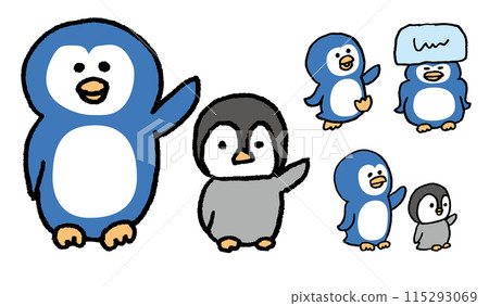 圓滾滾、搞笑又可愛的企鵝家族 115293069