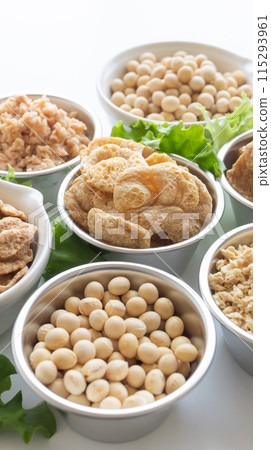 Soy meat, meat substitutes, plant-based meat 115293961