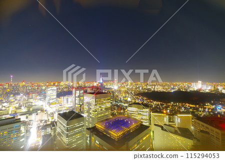 從東京都廳大樓看西新宿的夜景 從東京都廳大樓看西新宿的夜景 115294053