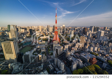 《Tokyo》Tokyo city evening view, center of Tokyo 115294352