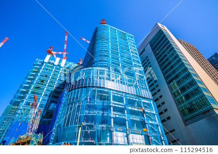 Tokyo cityscape in Japan in June. Looking ahead to the redevelopment project in Nihonbashi 1-chome, etc. = 5th 115294516