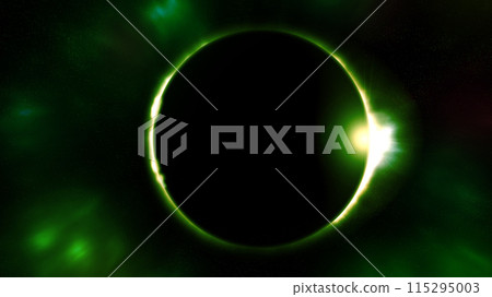 日食的圖像插圖 日食的圖像插圖 115295003