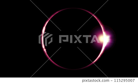 Solar eclipse illustration Solar eclipse illustration 115295007