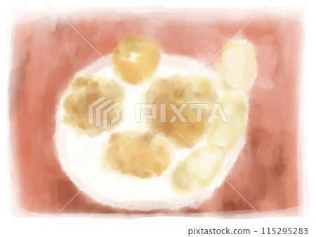 什錦麵包手繪插畫 115295283