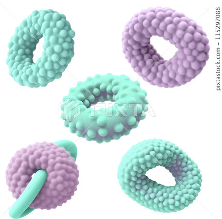 Modern 3D Shapes graphics objects Modern 3D Shapes graphics objects 115297088