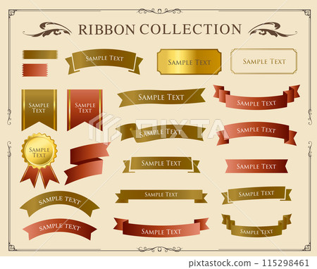 絲帶裝飾設計套裝 115298461