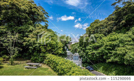 May 13 2024 beautiful park with beautiful trees in the background and blue sky May 13 2024 beautiful park with beautiful trees in the background and blue sky 115298666