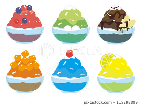 夏天最想吃的幾種彩色刨冰 夏天最想吃的幾種彩色刨冰 115298899