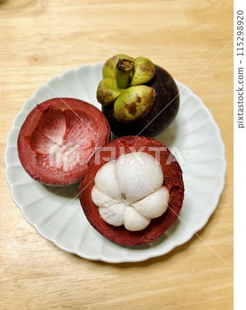Inside of a Mangosteen 115298920