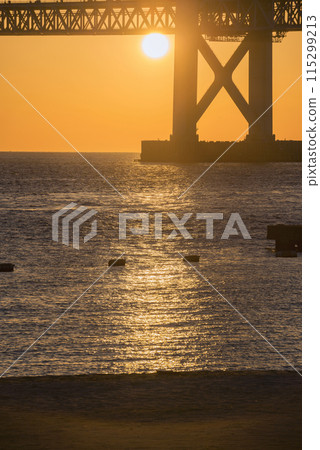 傍晚的明石海峽 傍晚的明石海峽 115299213