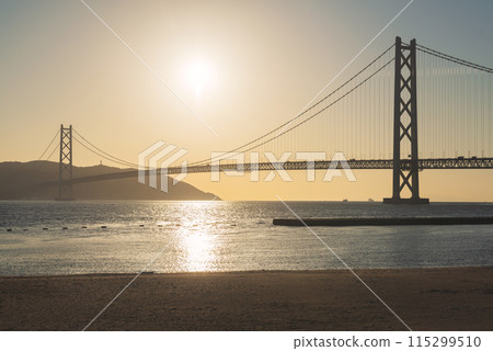 Akashi Strait in the evening Akashi Strait in the evening 115299510