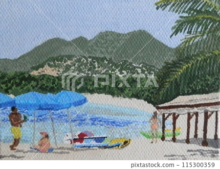 Day at the beach 115300359